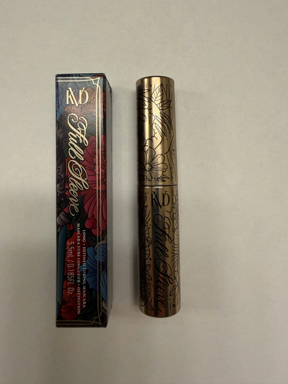 NEW KVD Beauty Full Sleeve Tubing Mascara Ink Black 10 Full Size